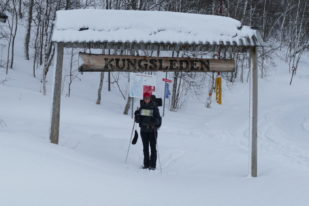 Beim Start in Hemavan